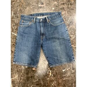 Levis 505 Regular Fit Denim Shorts Mens 32 Medium Wash Blue 34505-2114